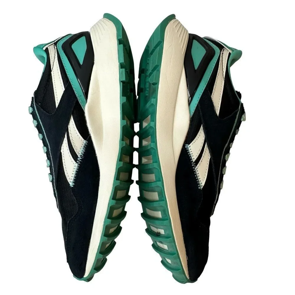REEBOK Wmns Classic Leather Legacy AZ 'Black Future Teal' Size 8.5